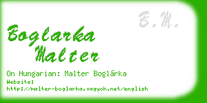 boglarka malter business card